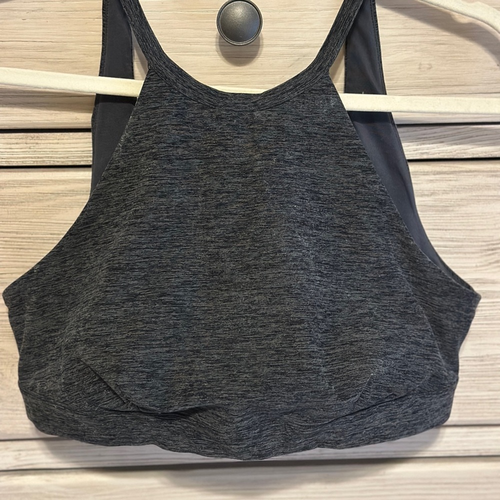 Alosoft Dark Gray Sports Bra